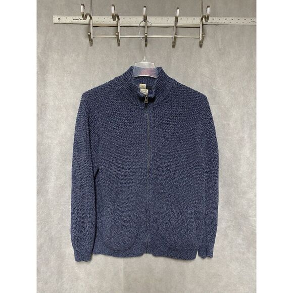 L.L. Bean Other - L L Bean Sweater Men XL Tall Cardigan‎ Chunky Knit Fisherman Zip Nordic Jacket